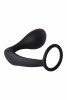 Dream Toys FANTASSTIC ANAL PLUG WITH COCKRING BLACK - korek analny z pierścieniem (czarny) Dream Toys FANTASSTIC ANAL PLUG WITH COCKRING BLACK - korek analny z pierścieniem (czarny)